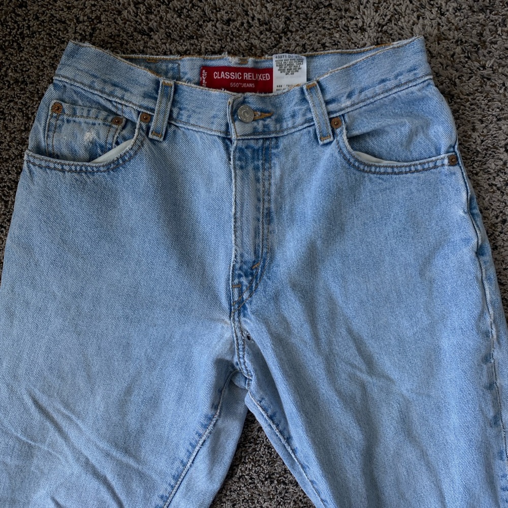Levi's Relaxed Blue Jeans with Classic Light Wash